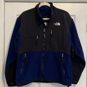 The North Face Jacket Mens Small Blue Fleece Polartec Denali Full Zip Coat